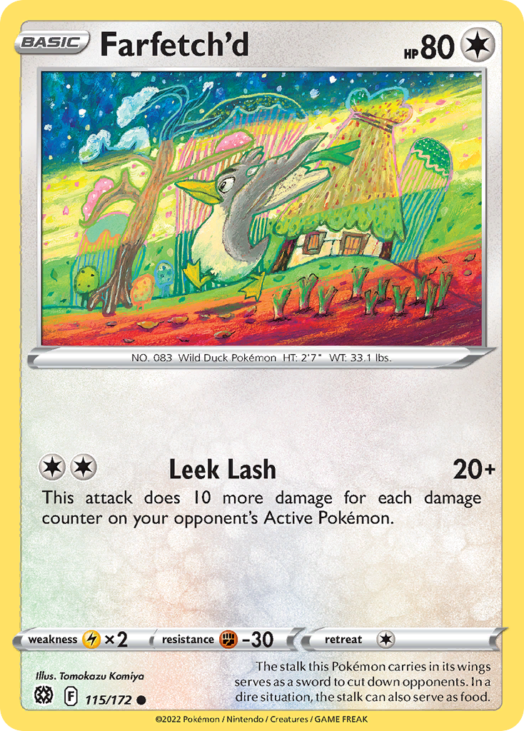 Farfetch'd — illustrated card