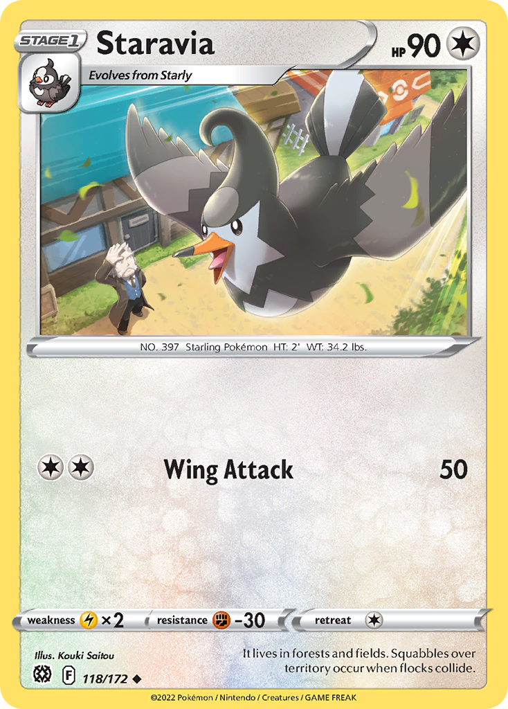 Staravia — illustrated card