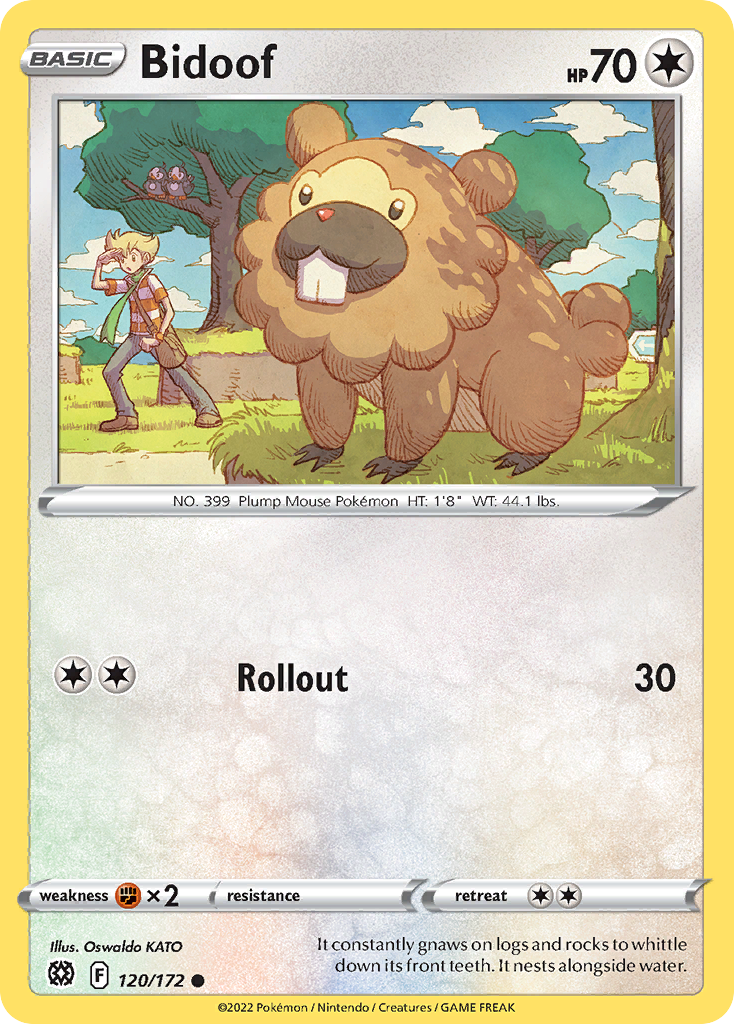 Bidoof — illustrated card