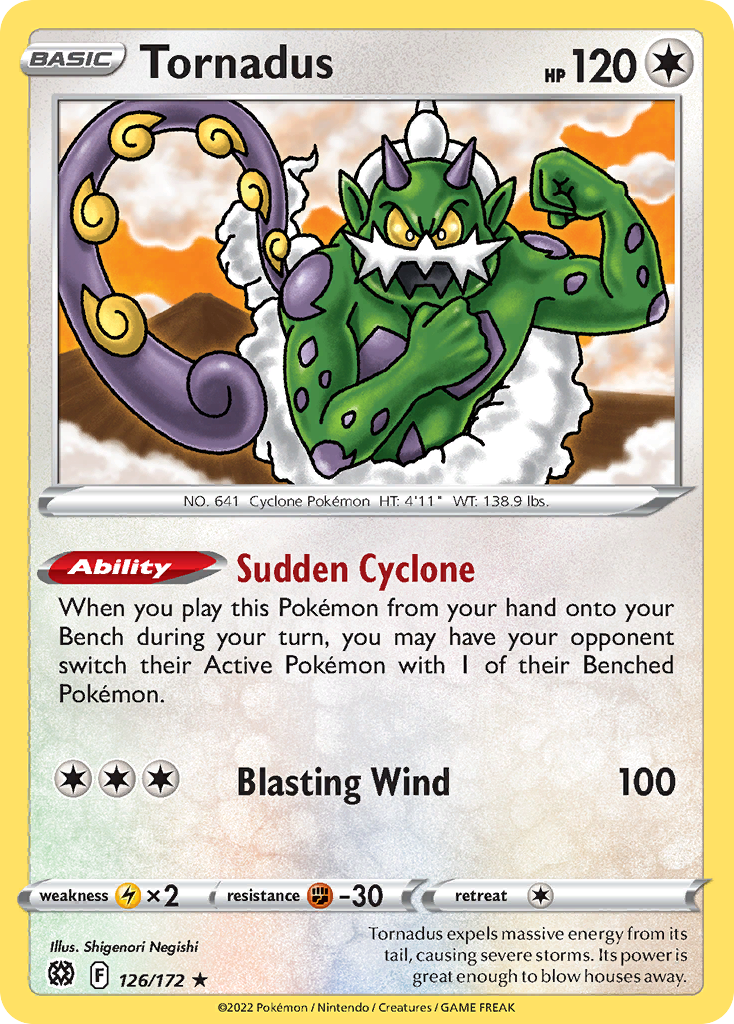 Tornadus — illustrated card