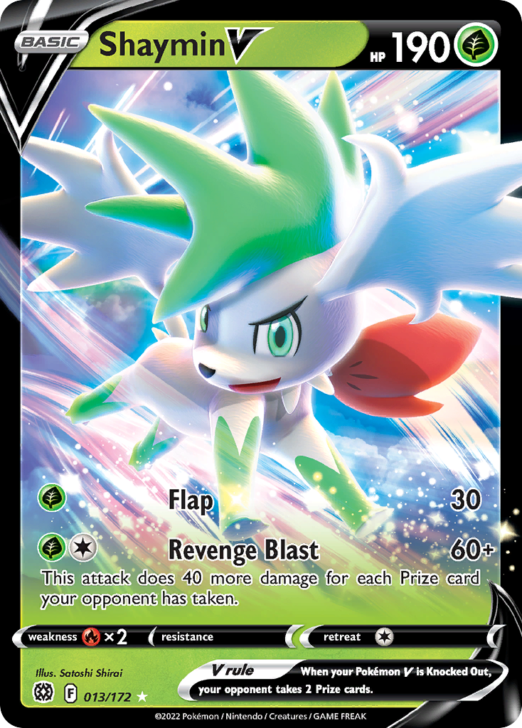 Shaymin V — illustrated card