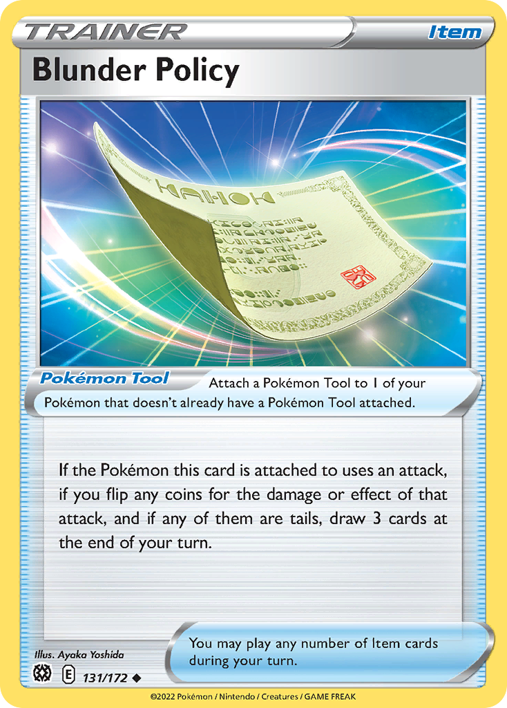 Blunder Policy — illustrated card