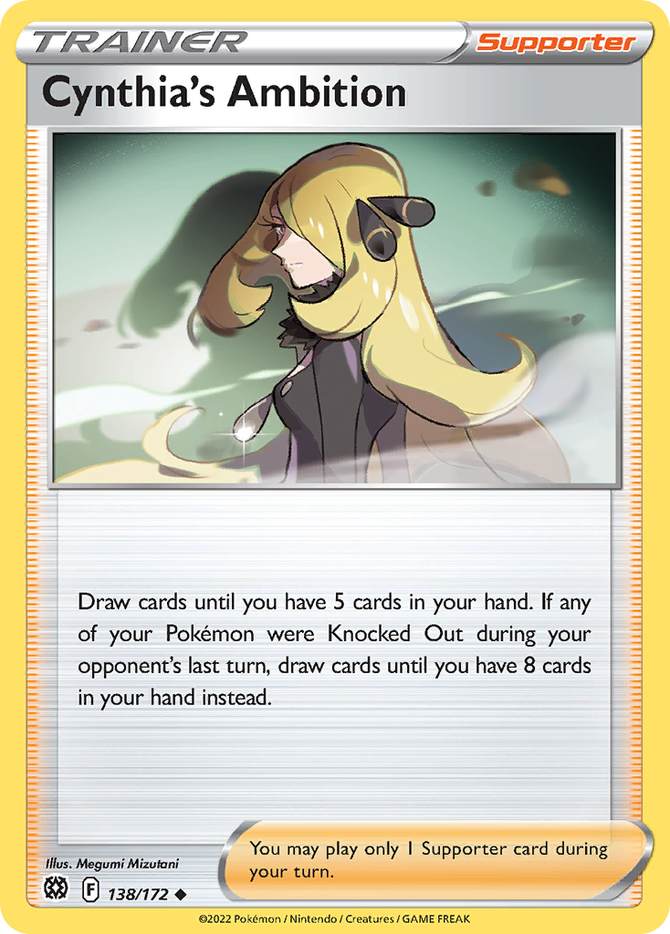 Cynthia's Ambition — illustrated card
