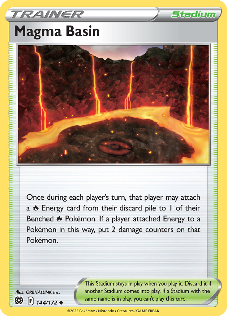Magma Basin — illustrated card