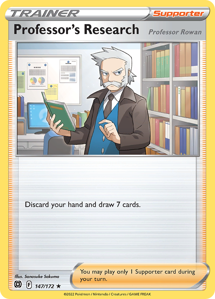 Professor's Research — illustrated card