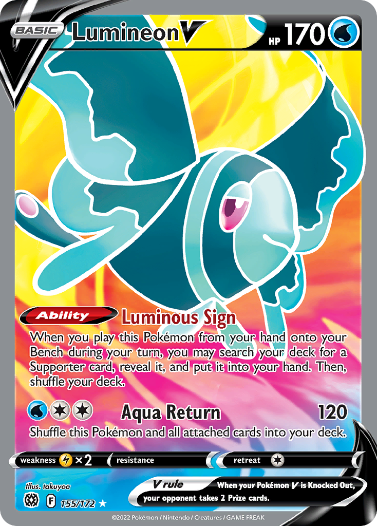 Lumineon V — illustrated card