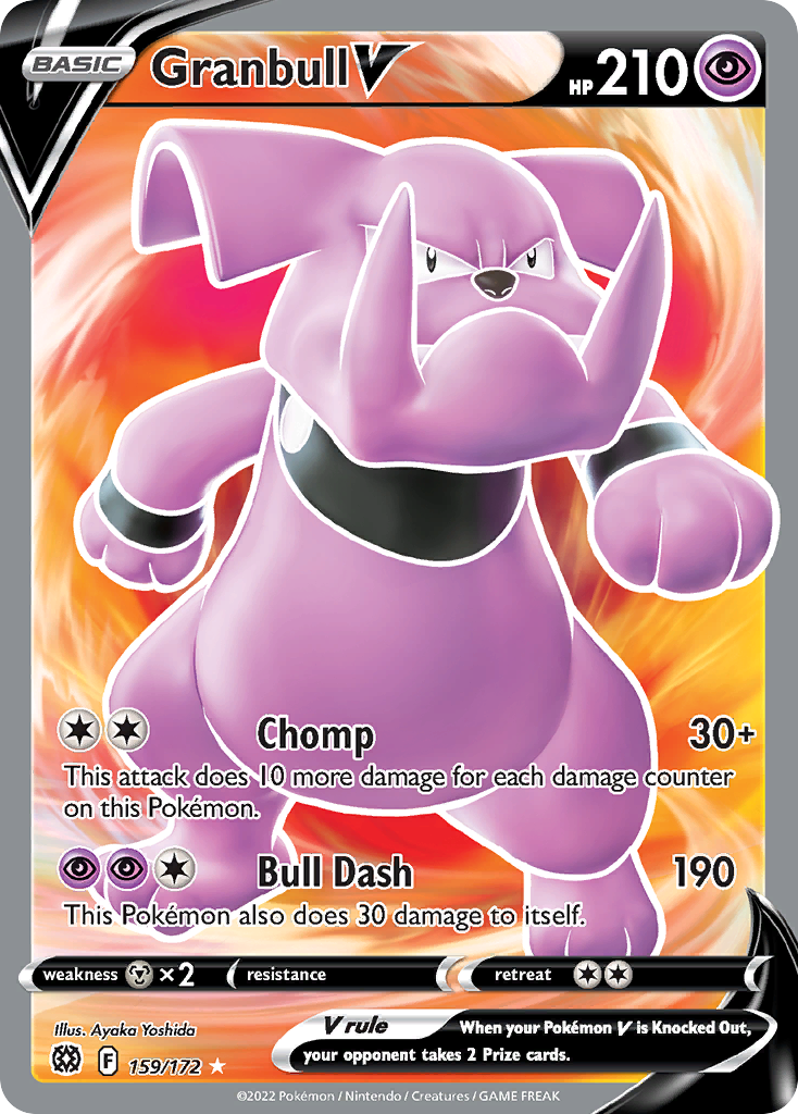 Granbull V — illustrated card