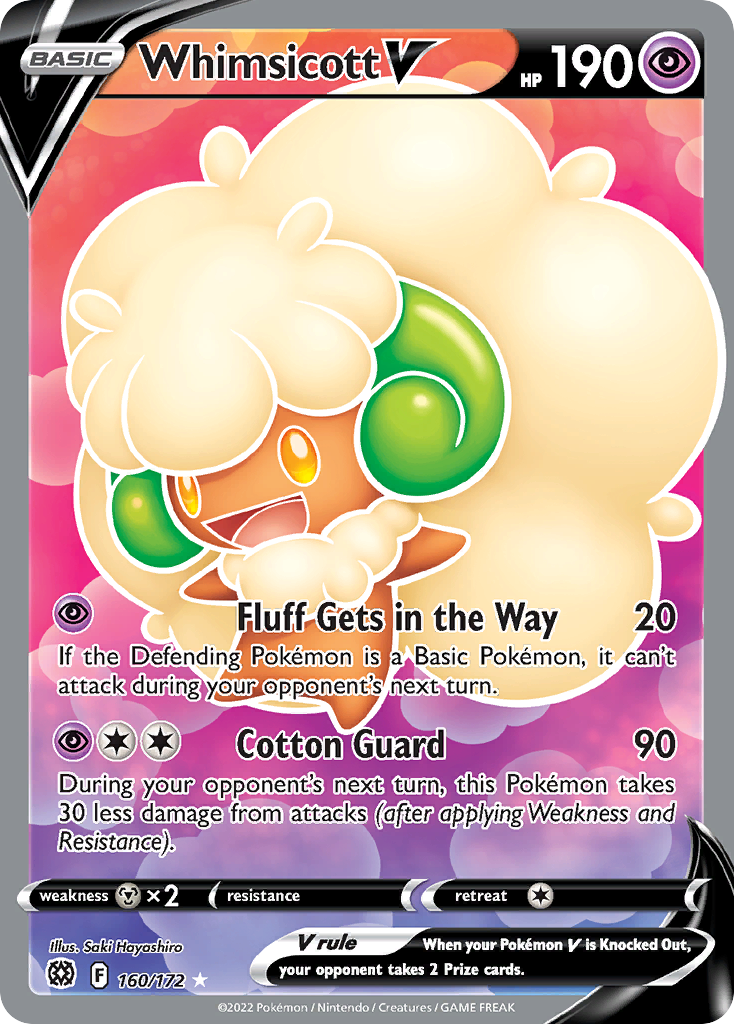 Whimsicott V — illustrated card