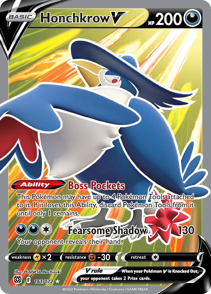Honchkrow V — illustrated card