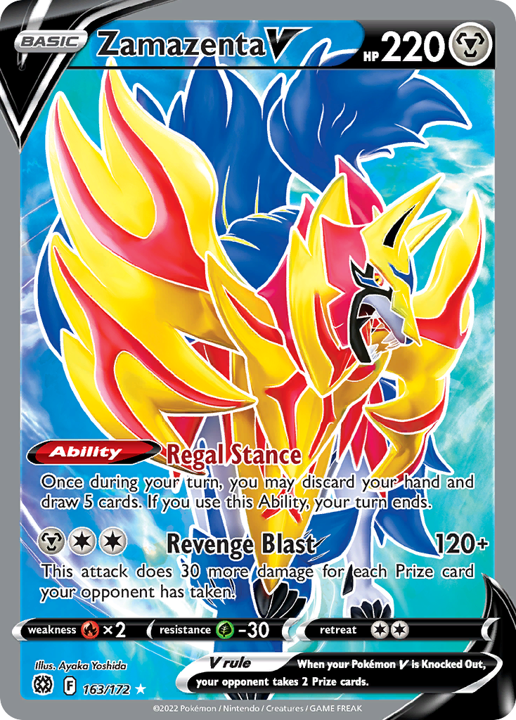 Zamazenta V — illustrated card