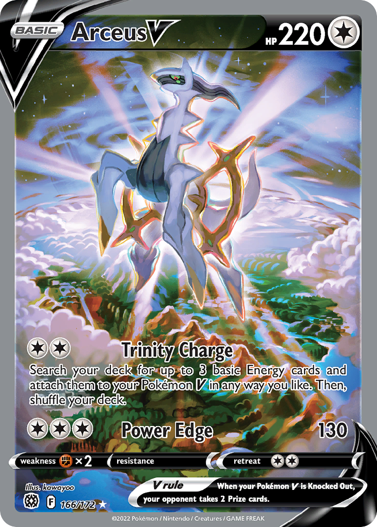 Arceus V — illustrated card