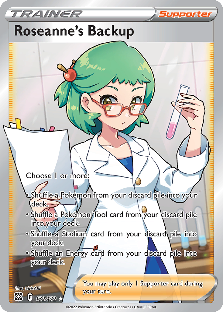 Roseanne's Backup — illustrated card