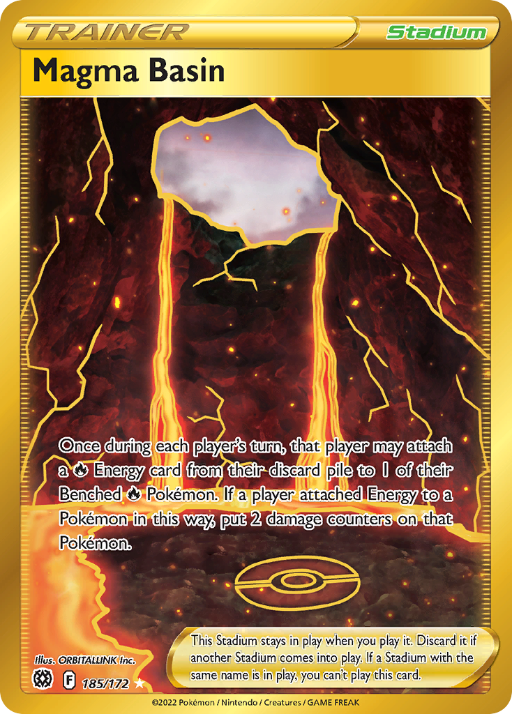 Magma Basin — illustrated card