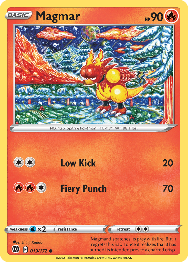 Magmar — illustrated card