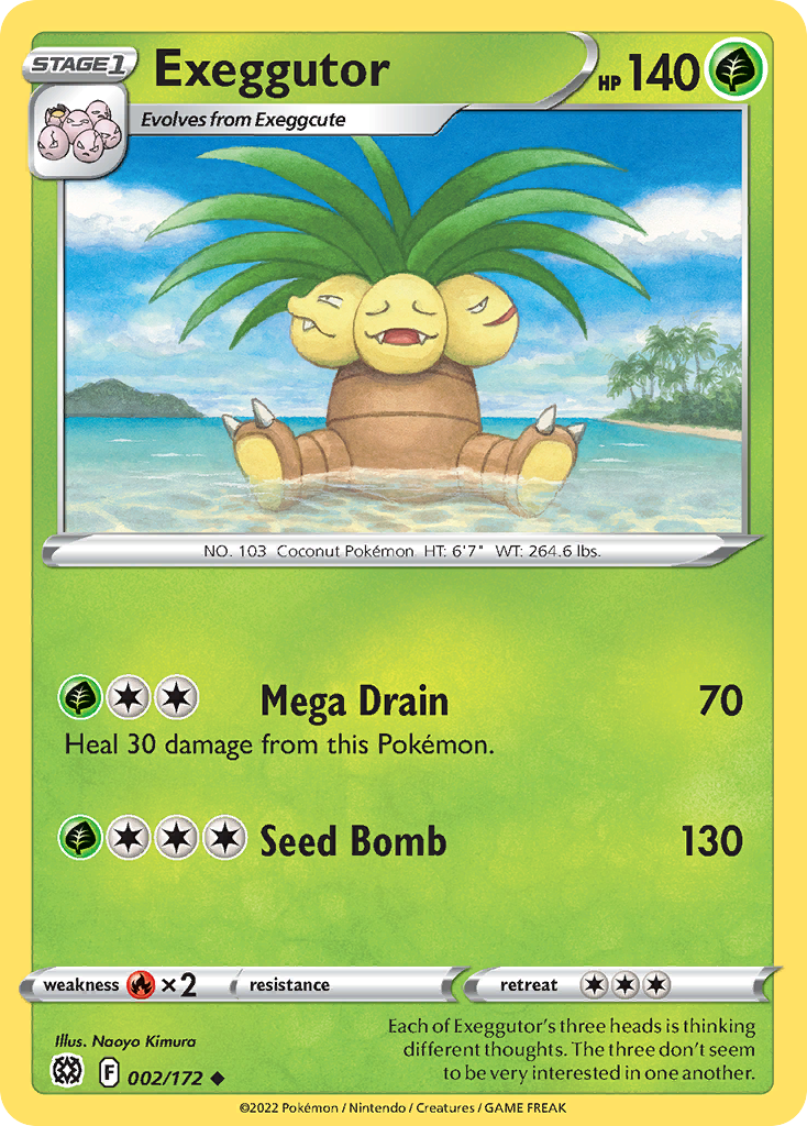 Exeggutor — illustrated card