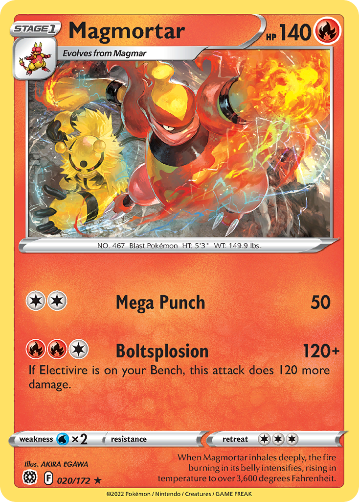 Magmortar — illustrated card