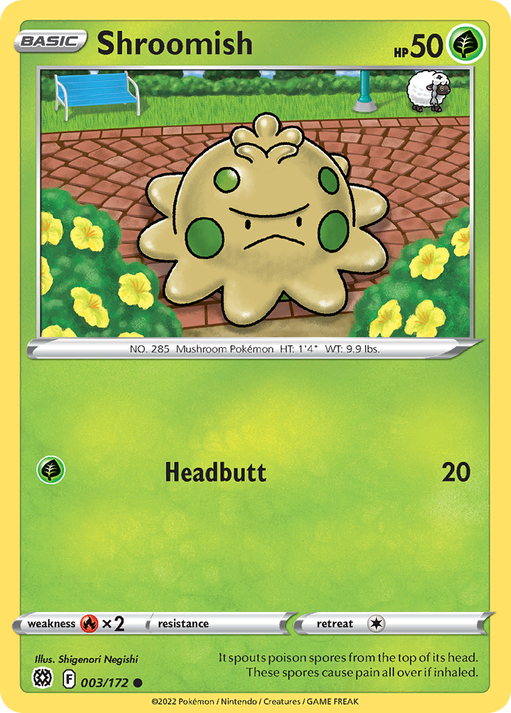Shroomish — illustrated card