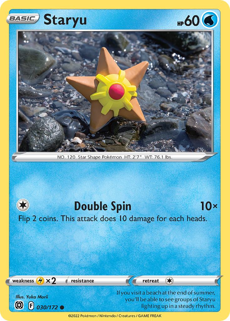 Staryu — illustrated card