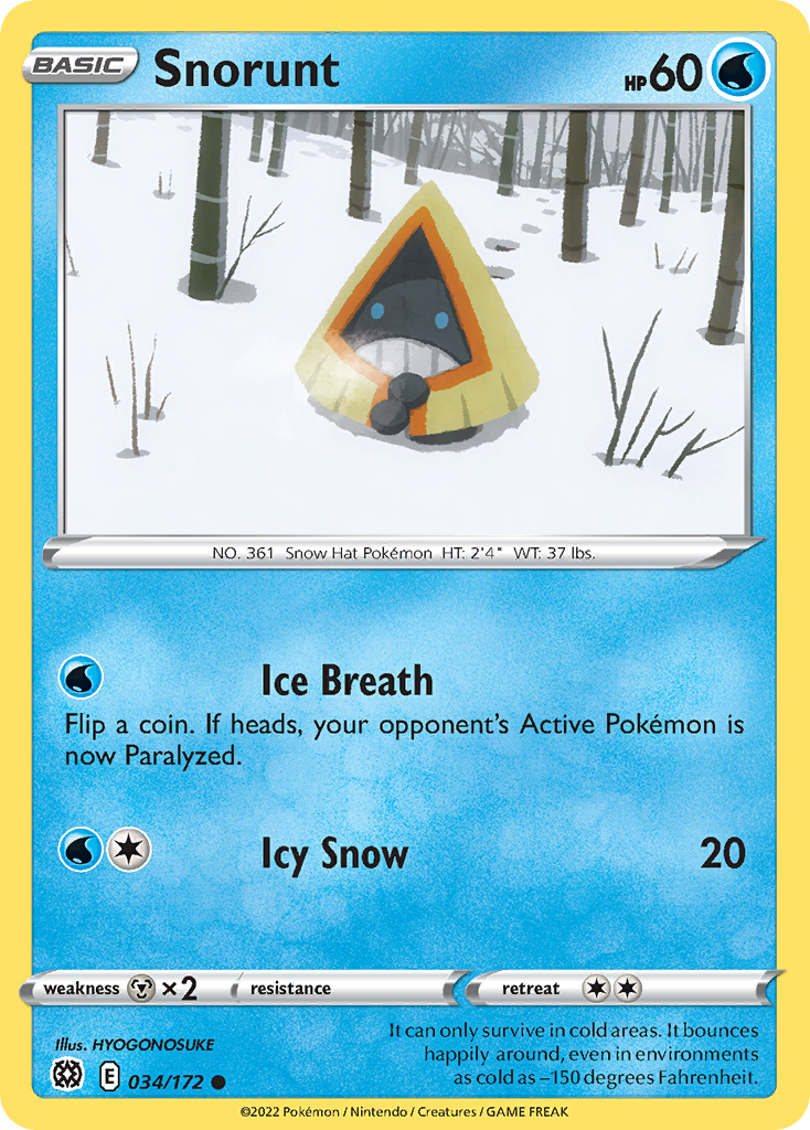 Snorunt — illustrated card