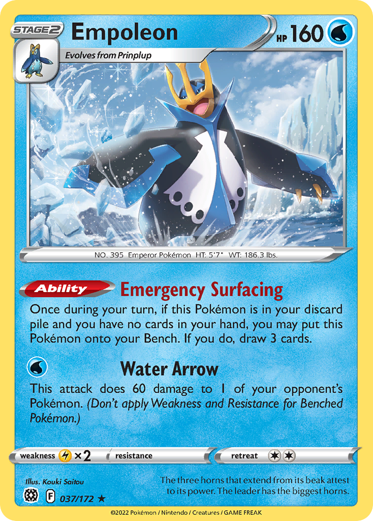 Empoleon — illustrated card