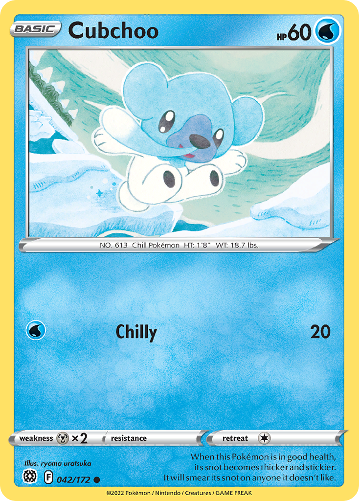 Cubchoo — illustrated card