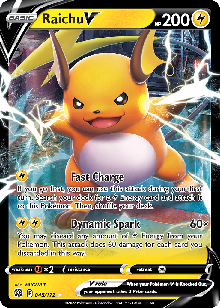 Raichu V — illustrated card