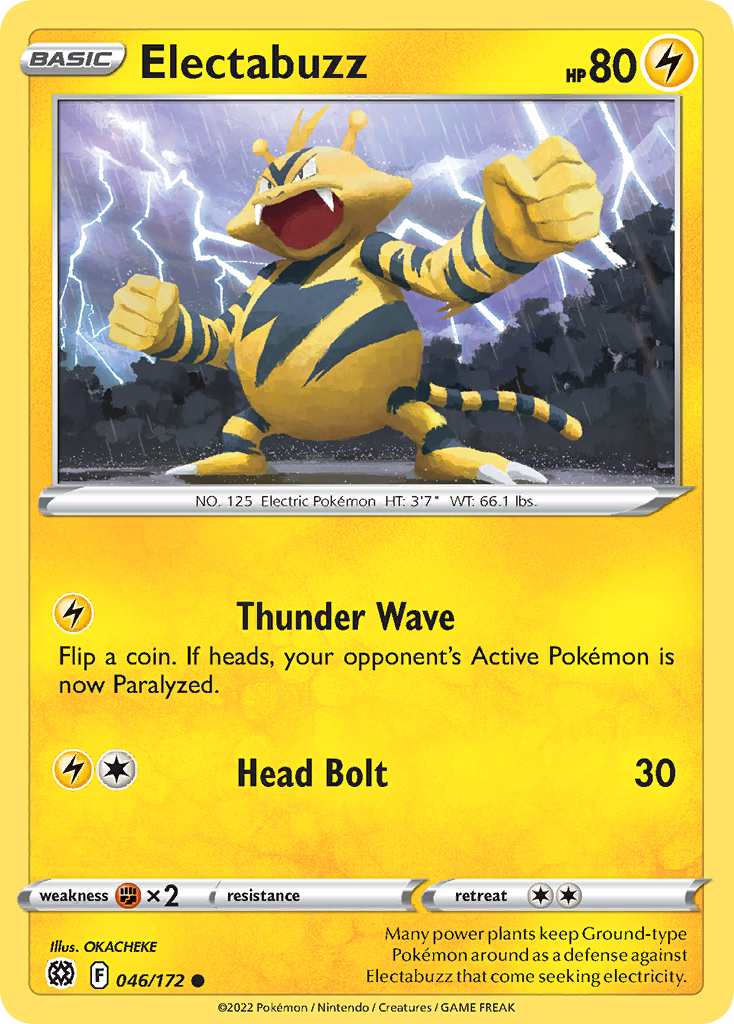 Electabuzz — illustrated card