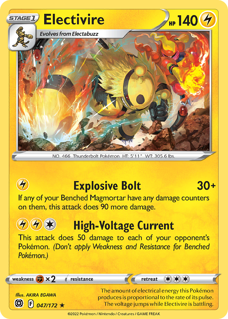 Electivire — illustrated card