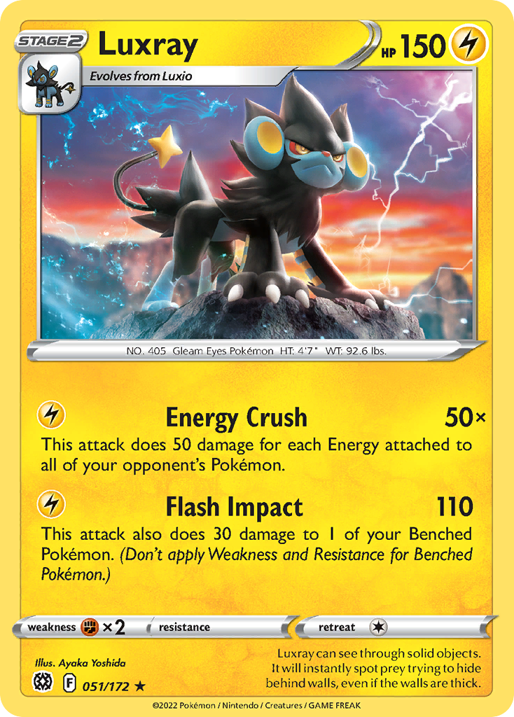 Luxray — illustrated card