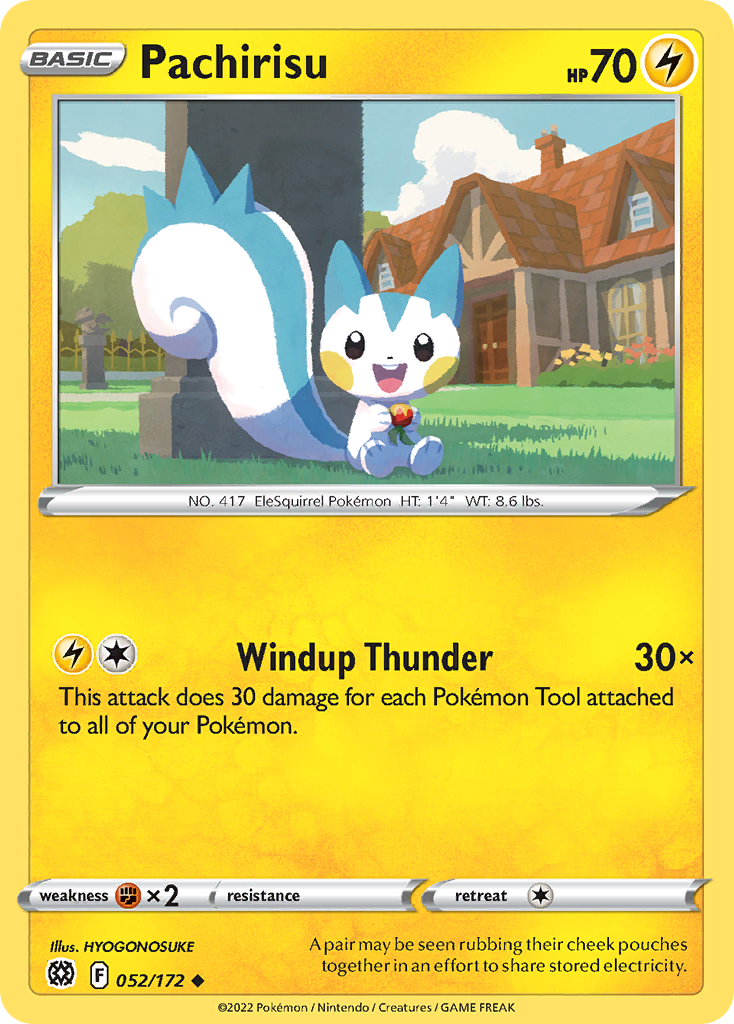 Pachirisu — illustrated card