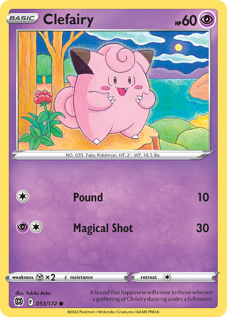 Clefairy — illustrated card