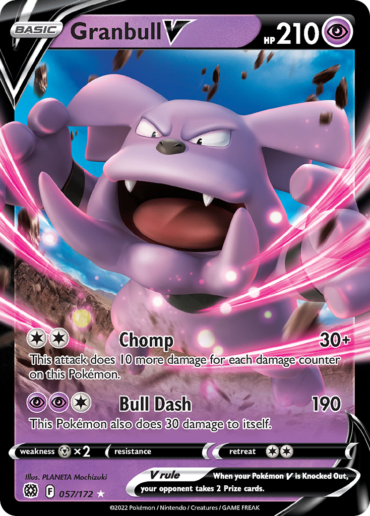 Granbull V — illustrated card
