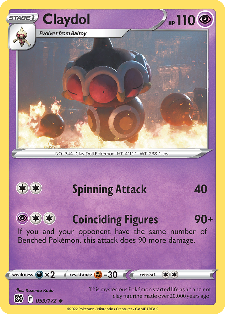 Claydol — illustrated card