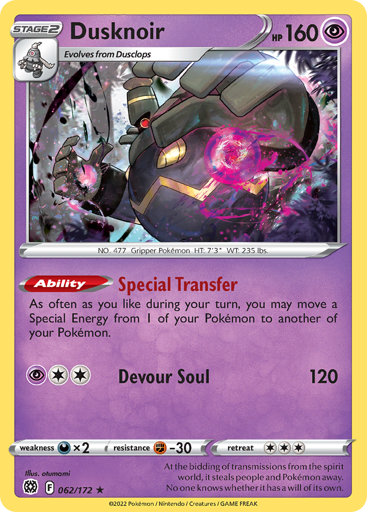 Dusknoir — illustrated card