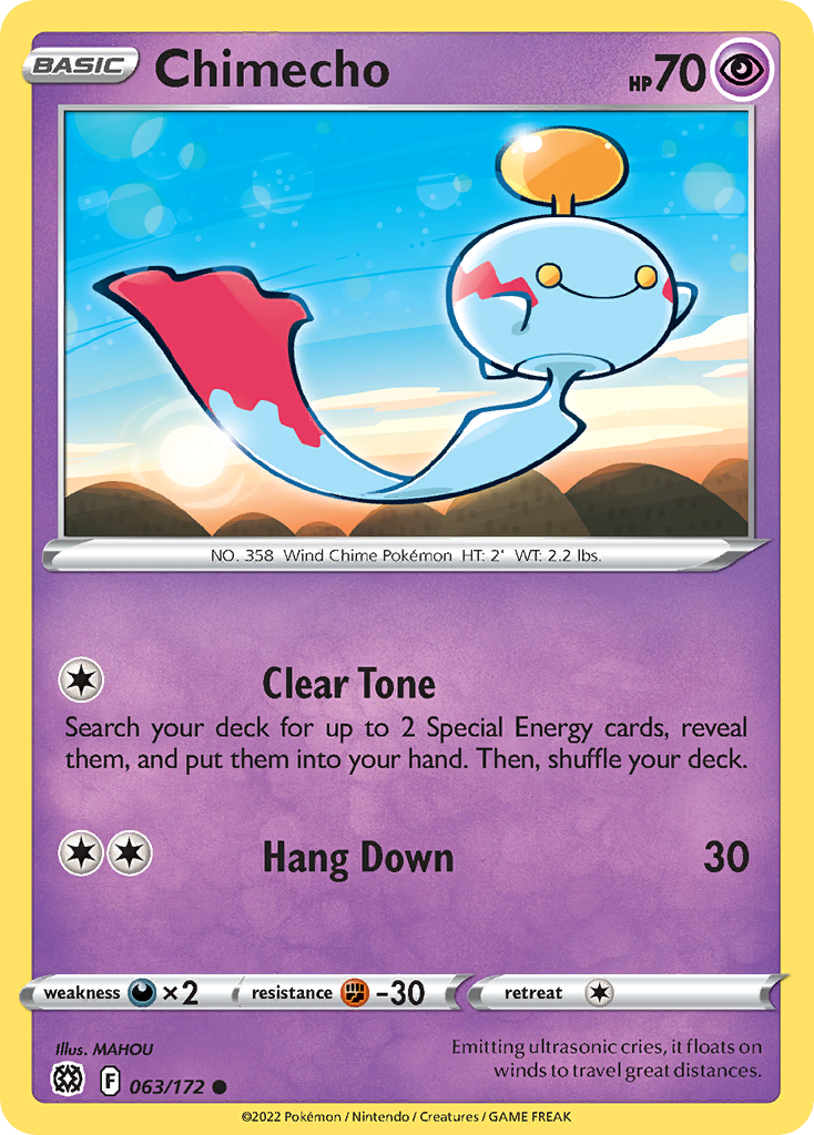 Chimecho — illustrated card