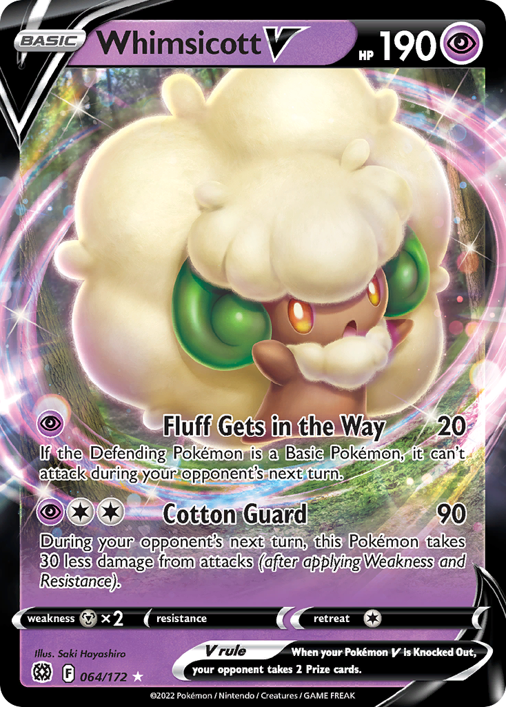 Whimsicott V — illustrated card