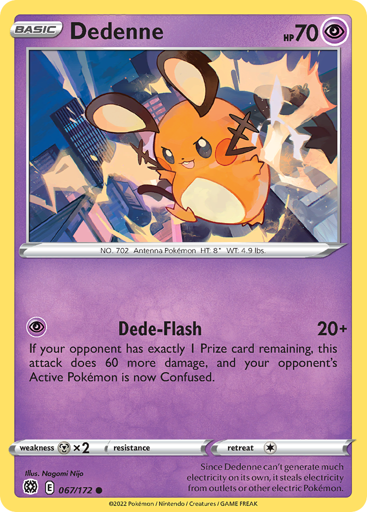 Dedenne — illustrated card