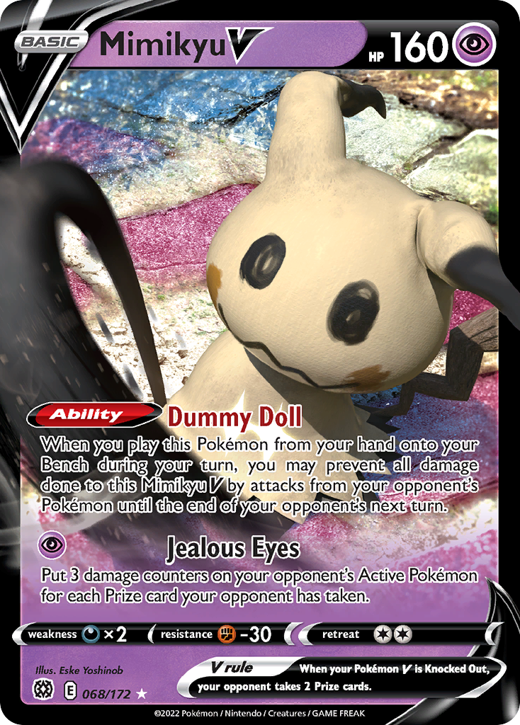 Mimikyu V — illustrated card