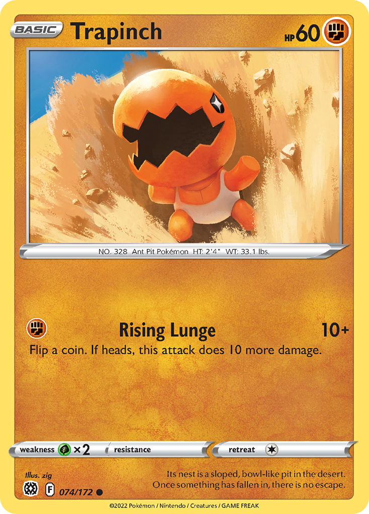 Trapinch — illustrated card
