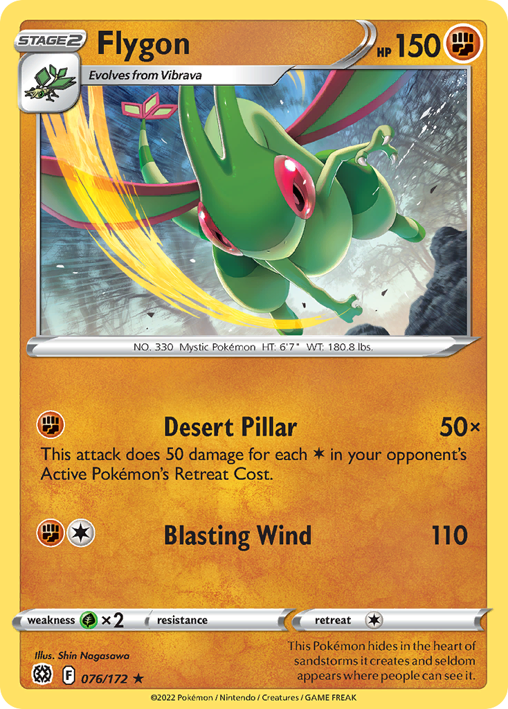 Flygon — illustrated card