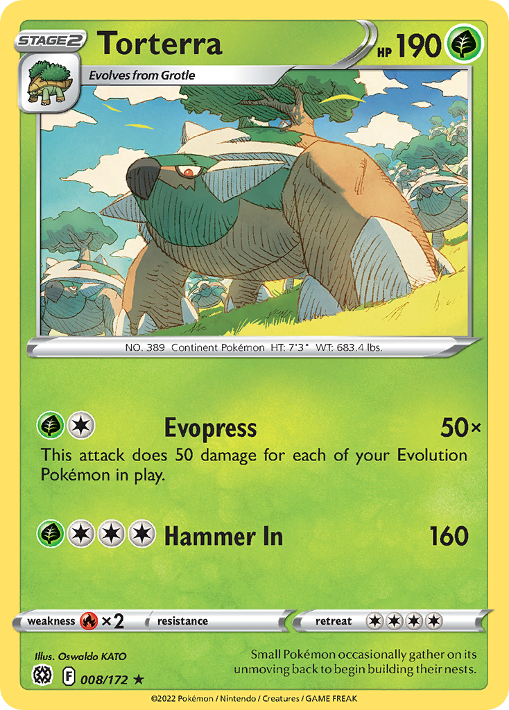 Torterra — illustrated card