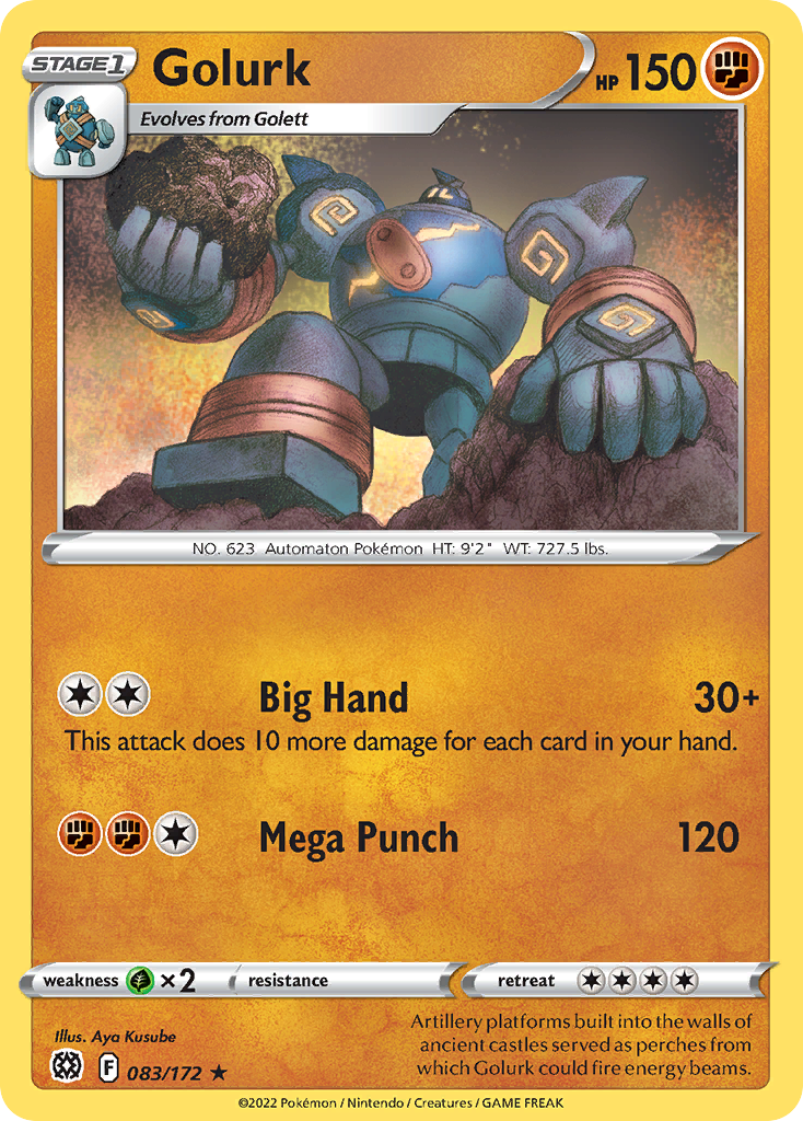 Golurk — illustrated card