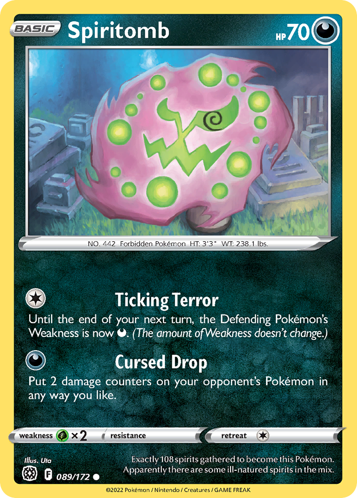 Spiritomb — illustrated card