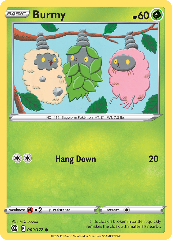 Burmy — illustrated card