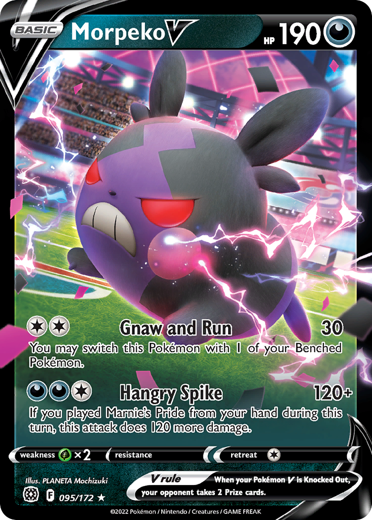 Morpeko V — illustrated card