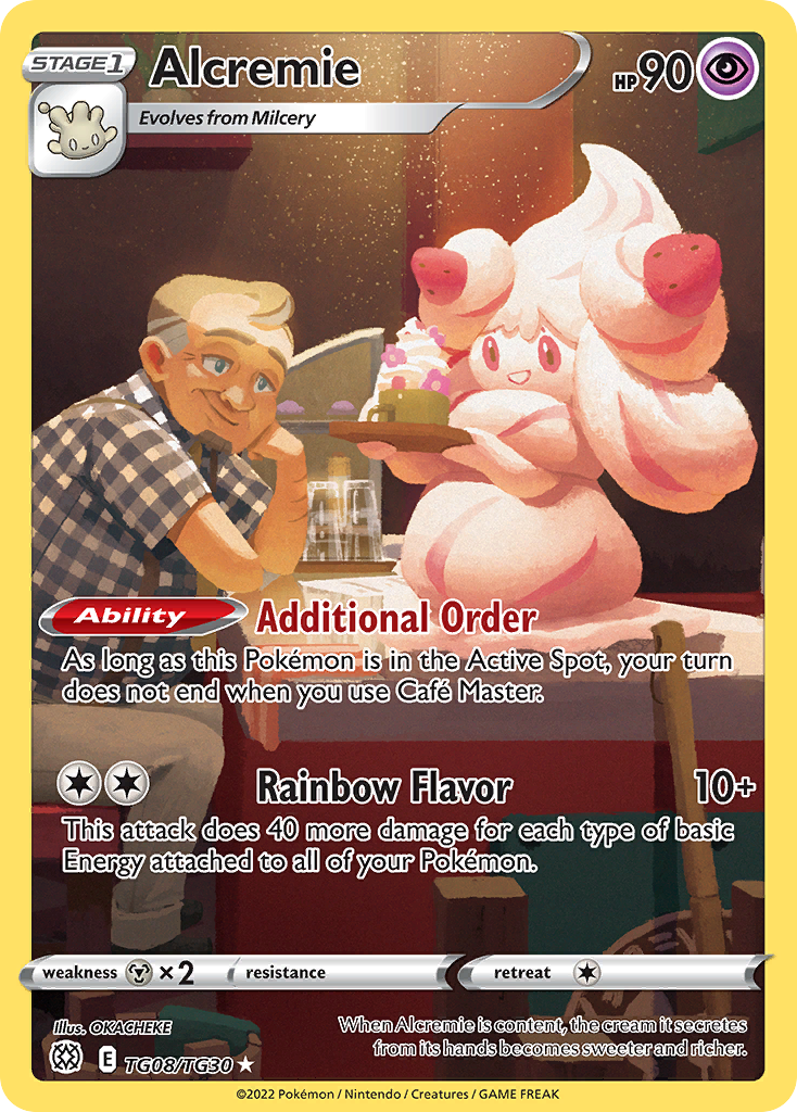 Alcremie — illustrated card