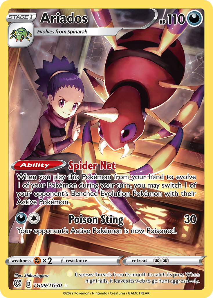 Ariados — illustrated card