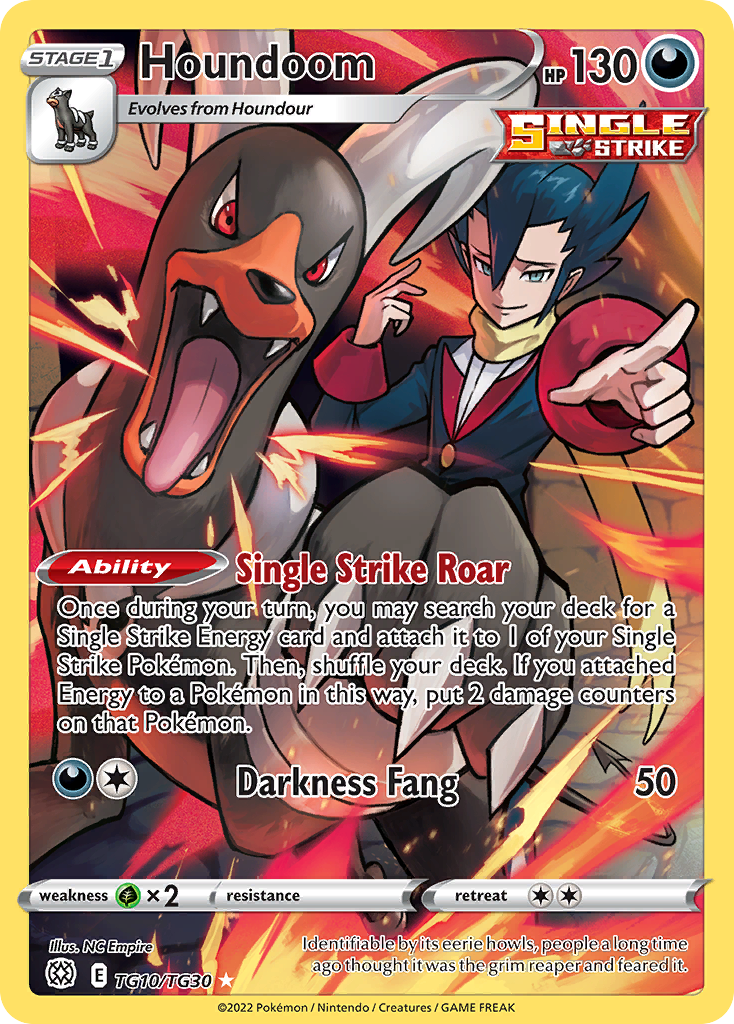 Houndoom — illustrated card