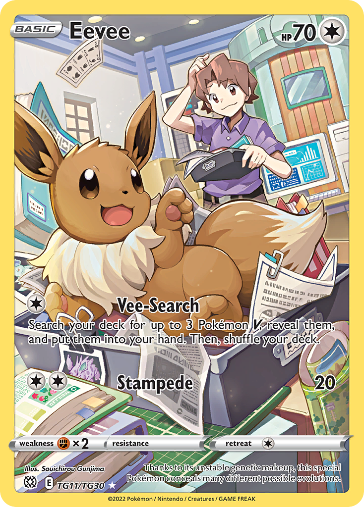 Eevee — illustrated card