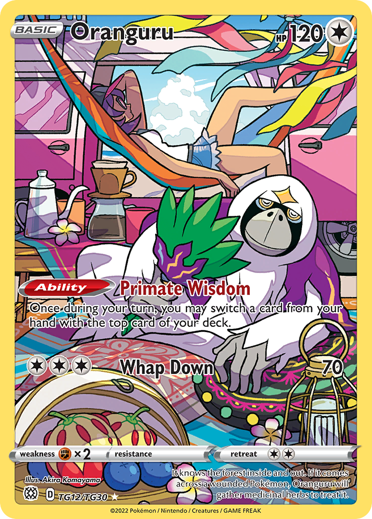 Oranguru — illustrated card